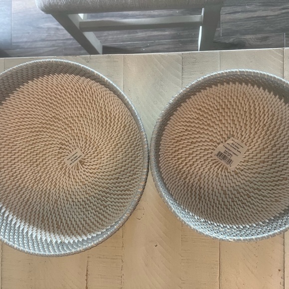 Rattan baskets / bowls - Picture 2 of 3